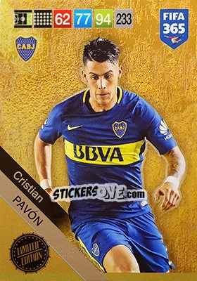 Sticker Cristian Pavón - FIFA 365: 2018-2019. Adrenalyn XL n. LE-CPA - Panini