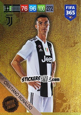 Sticker Cristiano Ronaldo - FIFA 365: 2018-2019. Adrenalyn XL n. LE-CR - Panini