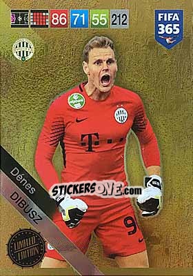 Sticker Dénes Dibusz - FIFA 365: 2018-2019. Adrenalyn XL n. LE-DD - Panini