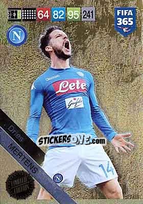 Figurina Dries Mertens - FIFA 365: 2018-2019. Adrenalyn XL - Panini