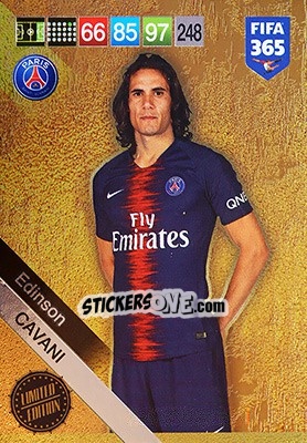 Sticker Edinson Cavani - FIFA 365: 2018-2019. Adrenalyn XL n. LE-EC - Panini