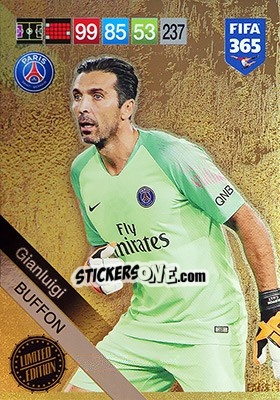Sticker Gianluigi Buffon - FIFA 365: 2018-2019. Adrenalyn XL n. LE-GBU - Panini