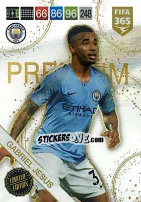 Sticker Gabriel Jesus - FIFA 365: 2018-2019. Adrenalyn XL n. LE-GJ - Panini