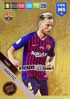Sticker Ivan Rakitic - FIFA 365: 2018-2019. Adrenalyn XL - Panini