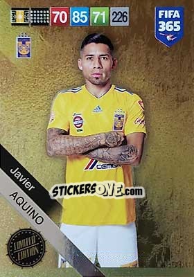 Cromo Javier Aquino - FIFA 365: 2018-2019. Adrenalyn XL - Panini