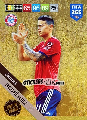 Figurina James Rodríguez - FIFA 365: 2018-2019. Adrenalyn XL - Panini