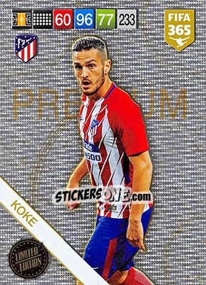 Sticker Koke - FIFA 365: 2018-2019. Adrenalyn XL n. LE-KO - Panini
