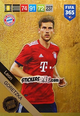 Sticker Leon Goretzka - FIFA 365: 2018-2019. Adrenalyn XL n. LE-LG - Panini