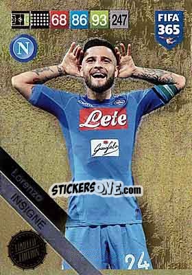 Figurina Lorenzo Insigne - FIFA 365: 2018-2019. Adrenalyn XL - Panini