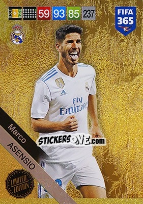 Sticker Marco Asensio - FIFA 365: 2018-2019. Adrenalyn XL n. LE-MA - Panini
