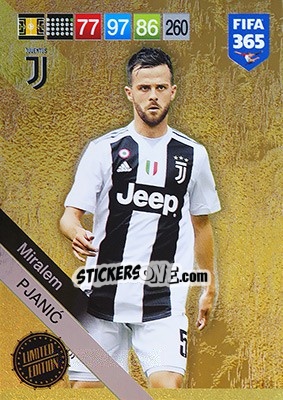 Sticker Miralem Pjanic - FIFA 365: 2018-2019. Adrenalyn XL n. LE-MP - Panini