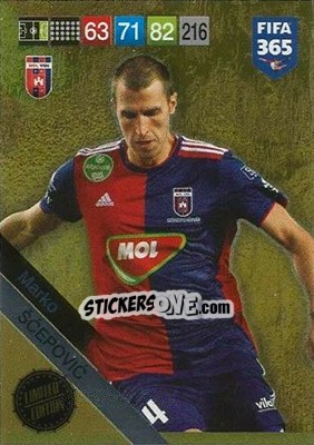 Sticker Marko Šcepovic - FIFA 365: 2018-2019. Adrenalyn XL n. LE-MSC - Panini