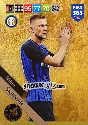 Cromo Milan Škriniar - FIFA 365: 2018-2019. Adrenalyn XL - Panini