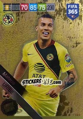 Figurina Mateus Uribe - FIFA 365: 2018-2019. Adrenalyn XL - Panini