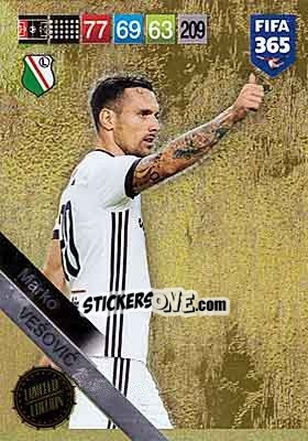 Figurina Marko Vešovic - FIFA 365: 2018-2019. Adrenalyn XL n. LE-MVE - Panini