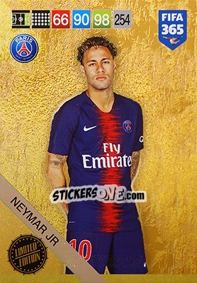 Sticker Neymar Jr - FIFA 365: 2018-2019. Adrenalyn XL n. LE-NE - Panini