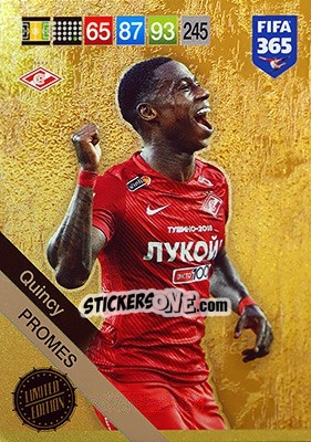 Sticker Quincy Promes - FIFA 365: 2018-2019. Adrenalyn XL - Panini
