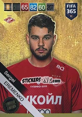 Cromo Sergei Eremenko - FIFA 365: 2018-2019. Adrenalyn XL n. LE-SE - Panini