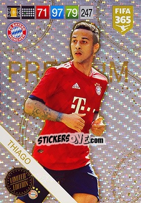 Sticker Thiago Alcántara - FIFA 365: 2018-2019. Adrenalyn XL n. LE-TH - Panini
