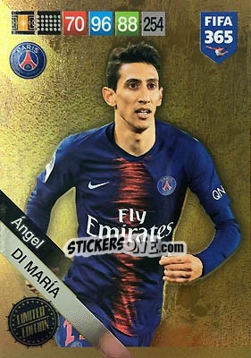 Sticker Ángel Di María - FIFA 365: 2018-2019. Adrenalyn XL n. LEU-ADM - Panini