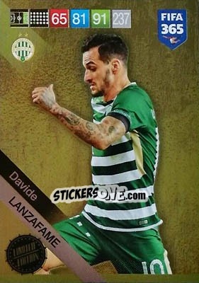 Sticker Davide Lanzafame - FIFA 365: 2018-2019. Adrenalyn XL - Panini