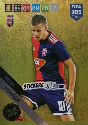Sticker István Kovács - FIFA 365: 2018-2019. Adrenalyn XL n. LEU-IK - Panini