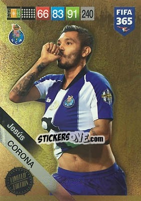 Sticker Jesús Corona - FIFA 365: 2018-2019. Adrenalyn XL n. LEU-JC - Panini