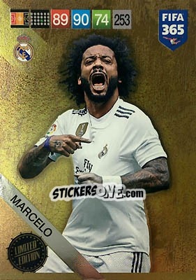 Sticker Marcelo - FIFA 365: 2018-2019. Adrenalyn XL n. LEU-MA - Panini