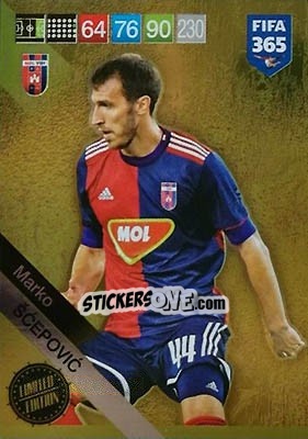 Sticker Marko Šcepovic - FIFA 365: 2018-2019. Adrenalyn XL n. LEU-MS - Panini