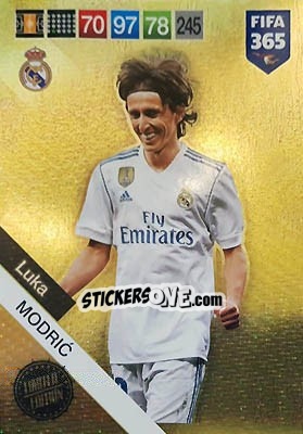 Sticker Luka Modric - FIFA 365: 2018-2019. Adrenalyn XL n. XXL-LMO - Panini