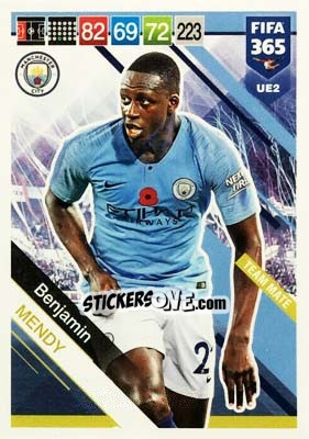Sticker Benjamin Mendy - FIFA 365: 2018-2019. Adrenalyn XL n. UE2 - Panini