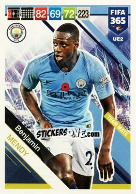 Figurina Benjamin Mendy - FIFA 365: 2018-2019. Adrenalyn XL - Panini