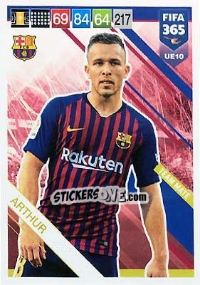 Sticker Arthur - FIFA 365: 2018-2019. Adrenalyn XL - Panini