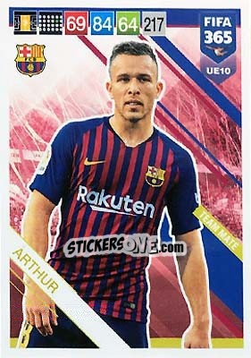 Figurina Arthur - FIFA 365: 2018-2019. Adrenalyn XL - Panini