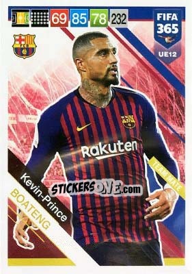 Sticker Kevin-Prince Boateng - FIFA 365: 2018-2019. Adrenalyn XL n. UE12 - Panini