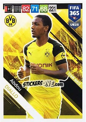 Sticker Abdou Diallo - FIFA 365: 2018-2019. Adrenalyn XL n. UE25 - Panini