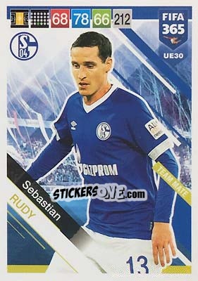 Sticker Sebastian Rudy - FIFA 365: 2018-2019. Adrenalyn XL n. UE30 - Panini
