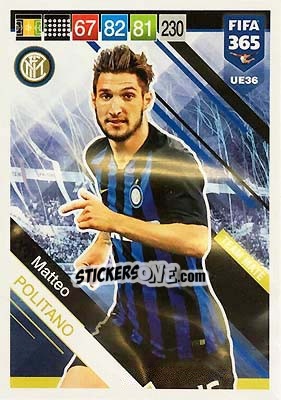 Sticker Matteo Politano - FIFA 365: 2018-2019. Adrenalyn XL n. UE36 - Panini