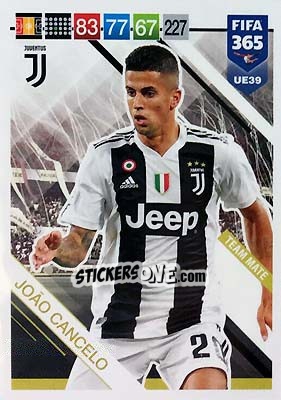 Sticker João Cancelo - FIFA 365: 2018-2019. Adrenalyn XL n. UE39 - Panini