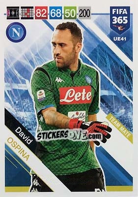 Cromo David Ospina - FIFA 365: 2018-2019. Adrenalyn XL - Panini