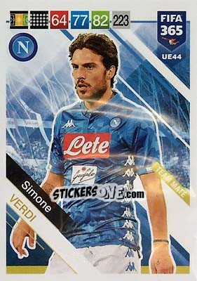 Sticker Simone Verdi - FIFA 365: 2018-2019. Adrenalyn XL - Panini