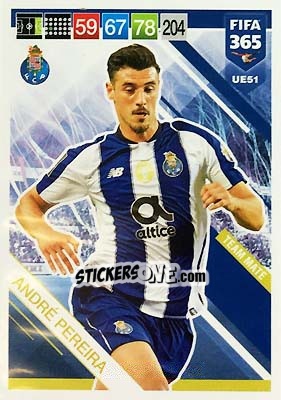 Sticker André Pereira - FIFA 365: 2018-2019. Adrenalyn XL n. UE51 - Panini