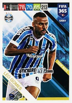 Sticker Léo Gomes - FIFA 365: 2018-2019. Adrenalyn XL n. UE61 - Panini