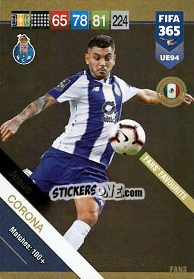 Sticker Jesús Corona - FIFA 365: 2018-2019. Adrenalyn XL - Panini