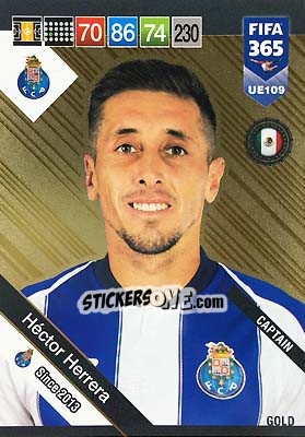 Sticker Héctor Herrera - FIFA 365: 2018-2019. Adrenalyn XL - Panini