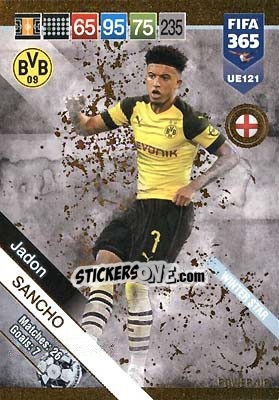 Sticker Jadon Sancho - FIFA 365: 2018-2019. Adrenalyn XL n. UE121 - Panini