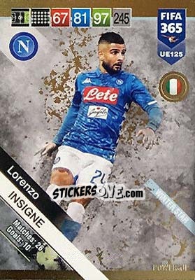 Sticker Lorenzo Insigne - FIFA 365: 2018-2019. Adrenalyn XL - Panini
