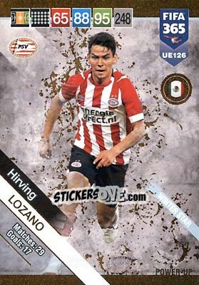 Sticker Hirving Lozano - FIFA 365: 2018-2019. Adrenalyn XL n. UE126 - Panini