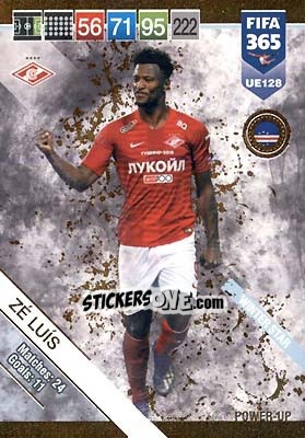 Sticker Zé Luis - FIFA 365: 2018-2019. Adrenalyn XL n. UE128 - Panini