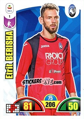 Sticker Etrit Berisha - Calciatori 2018-2019. Adrenalyn XL n. 1 - Panini